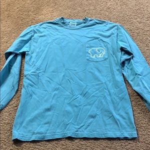 Teal ivory Ella long sleeve